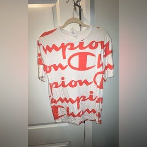 Champion Allover Script T-Shirt